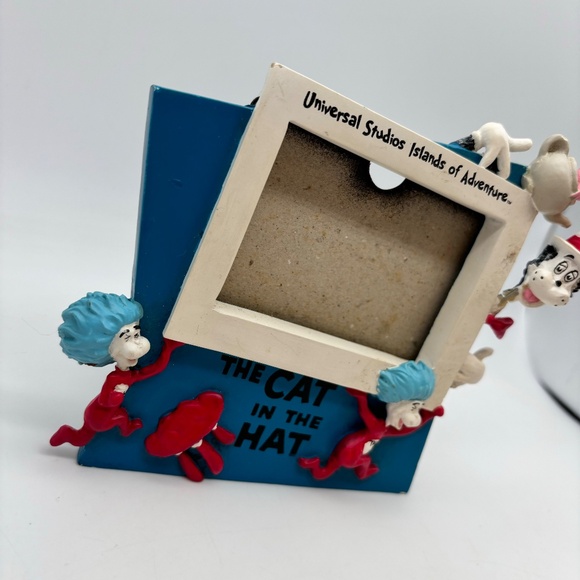 Universal Dr. Seuss Cat in the Hat Islands of Adventure Freestanding Photo Frame - Picture 2 of 16
